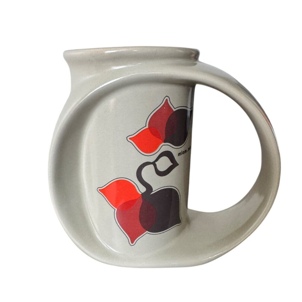 Miam Miam Evolve By Patricia Ryan Mug Abstract Florals Oversized Ergonomic
